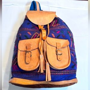 Pre-Owned Aztec Print Backpack